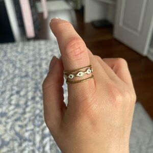 Sterling silver adjustable ring